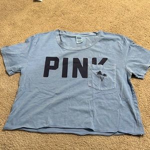 pink vs crop top